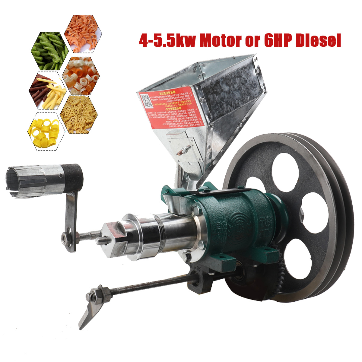 Food Processor Snacks - 25Kg/h Snack Extruder Corn Rice Food