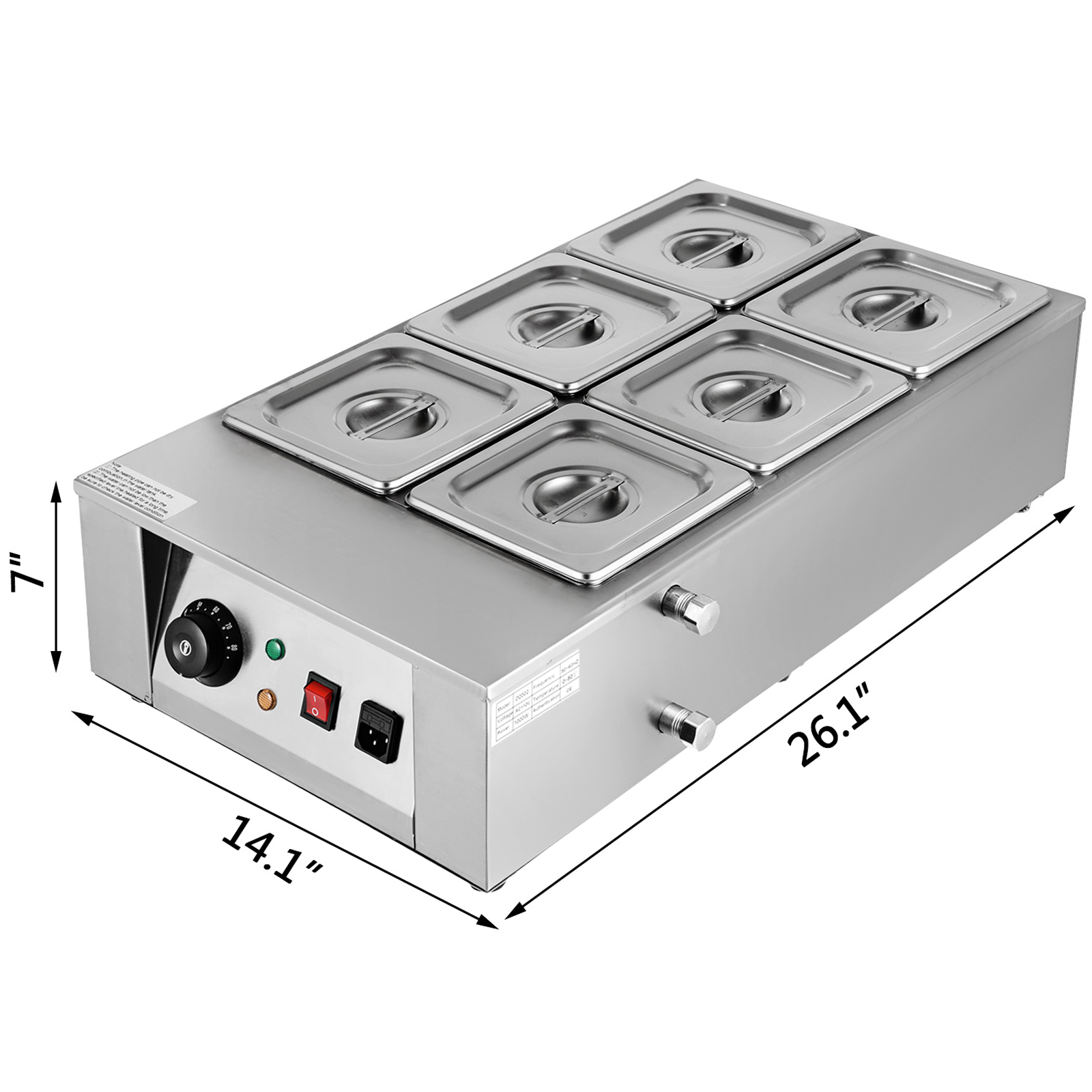 Food Processor Snacks - Stainless Steel Chocolate Melter Machine 1-6