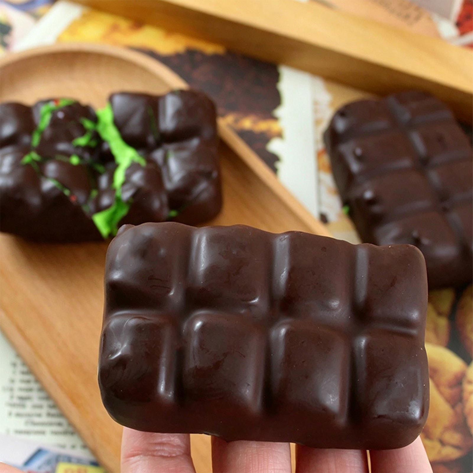 Chocolate Squishy Squeeze Toy  - Food & Snacks Colouring Book ulasan dan harga